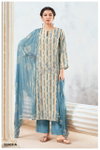 Jisinia 2407 By Ganga Premium Cotton Linen Printed Dress Material Wholesale Market In Surat